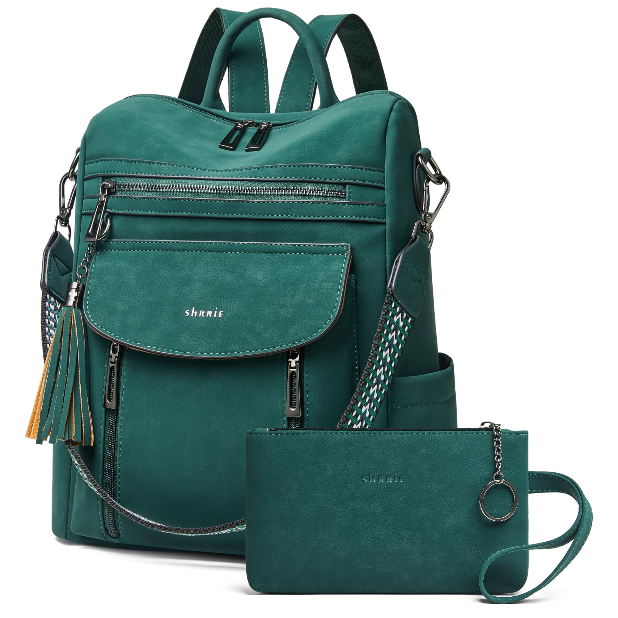 Fashion Leather Backpack Purse Women Travel Work Laptop Bag