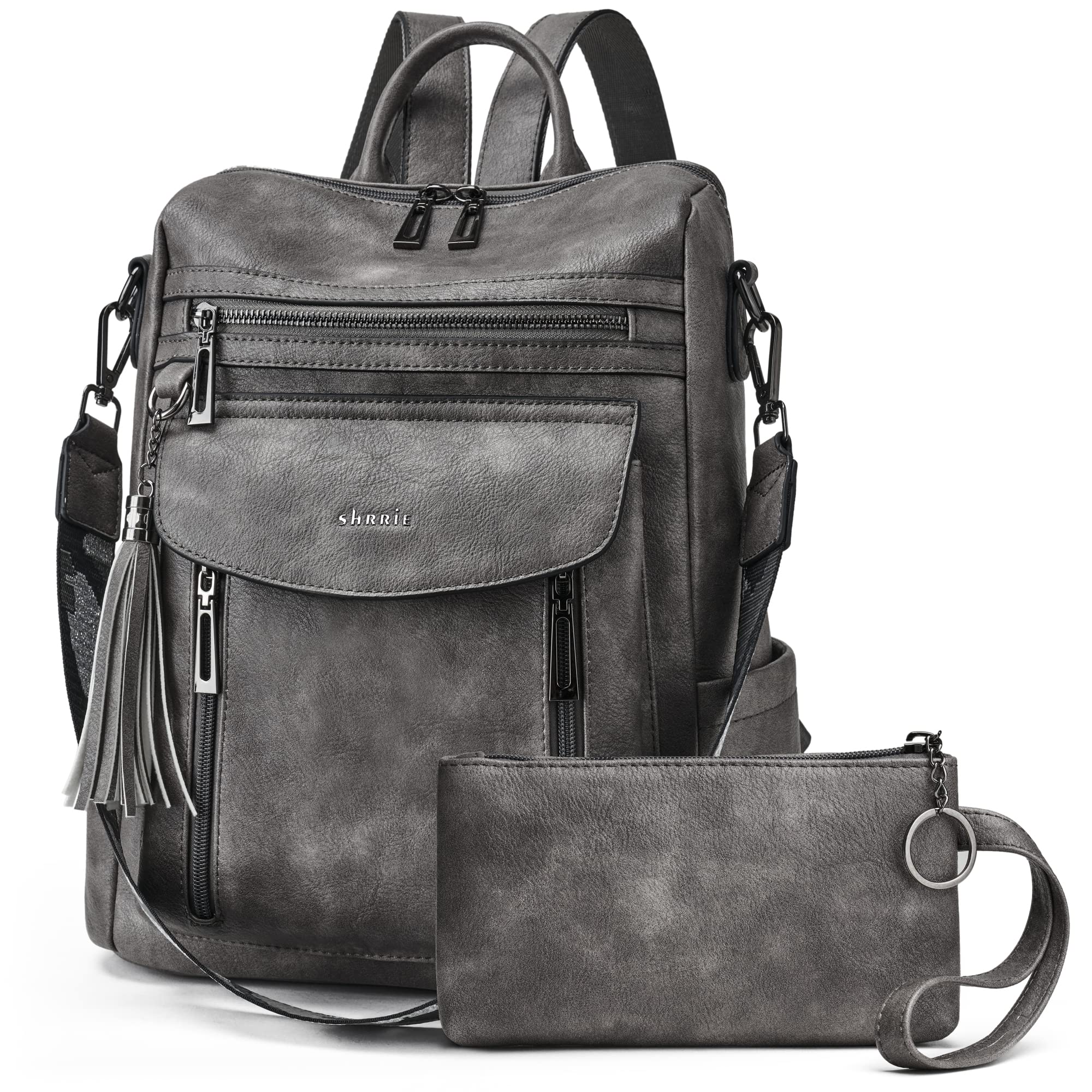 Fashion Leather Backpack Purse Women Travel Work Laptop Bag