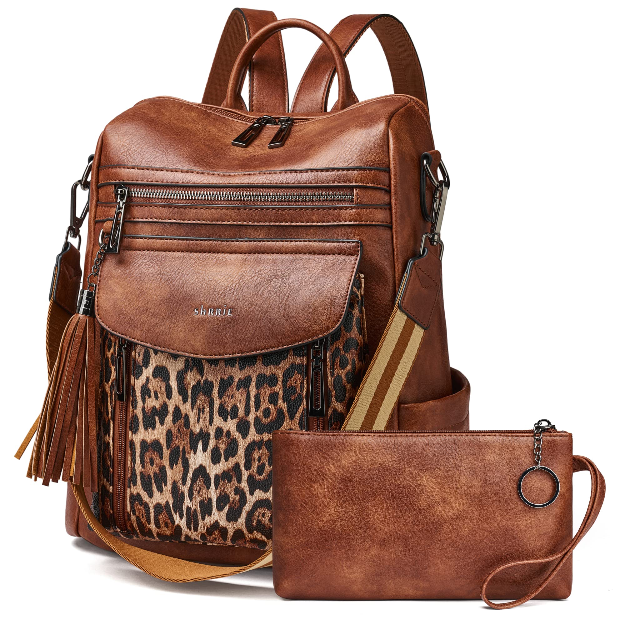 Fashion Leather Backpack Purse Women Travel Work Laptop Bag