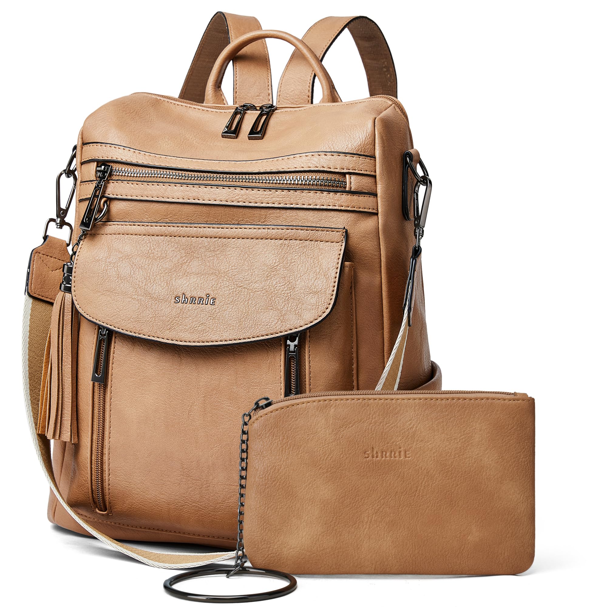 Fashion Leather Backpack Purse Women Travel Work Laptop Bag
