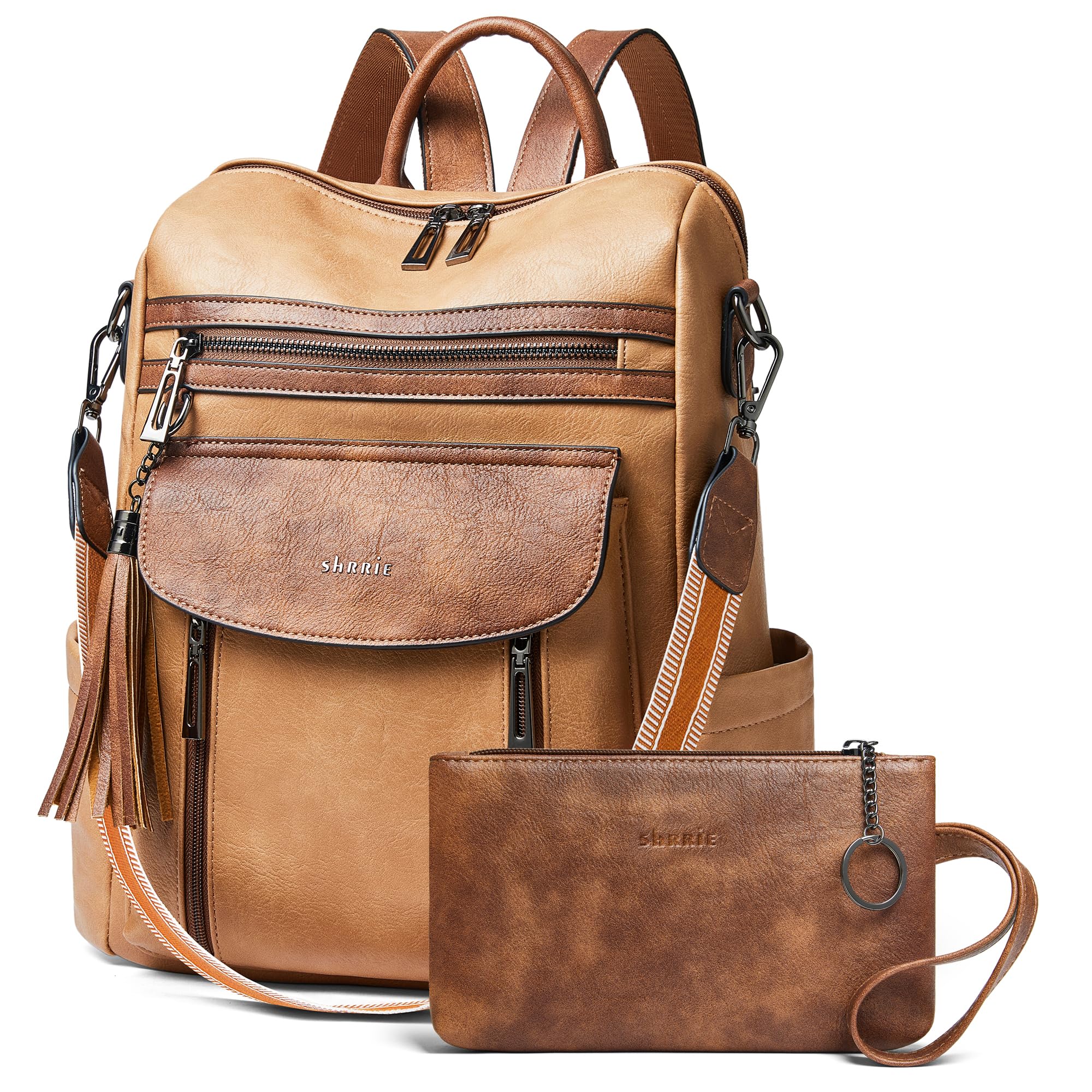 Fashion Leather Backpack Purse Women Travel Work Laptop Bag