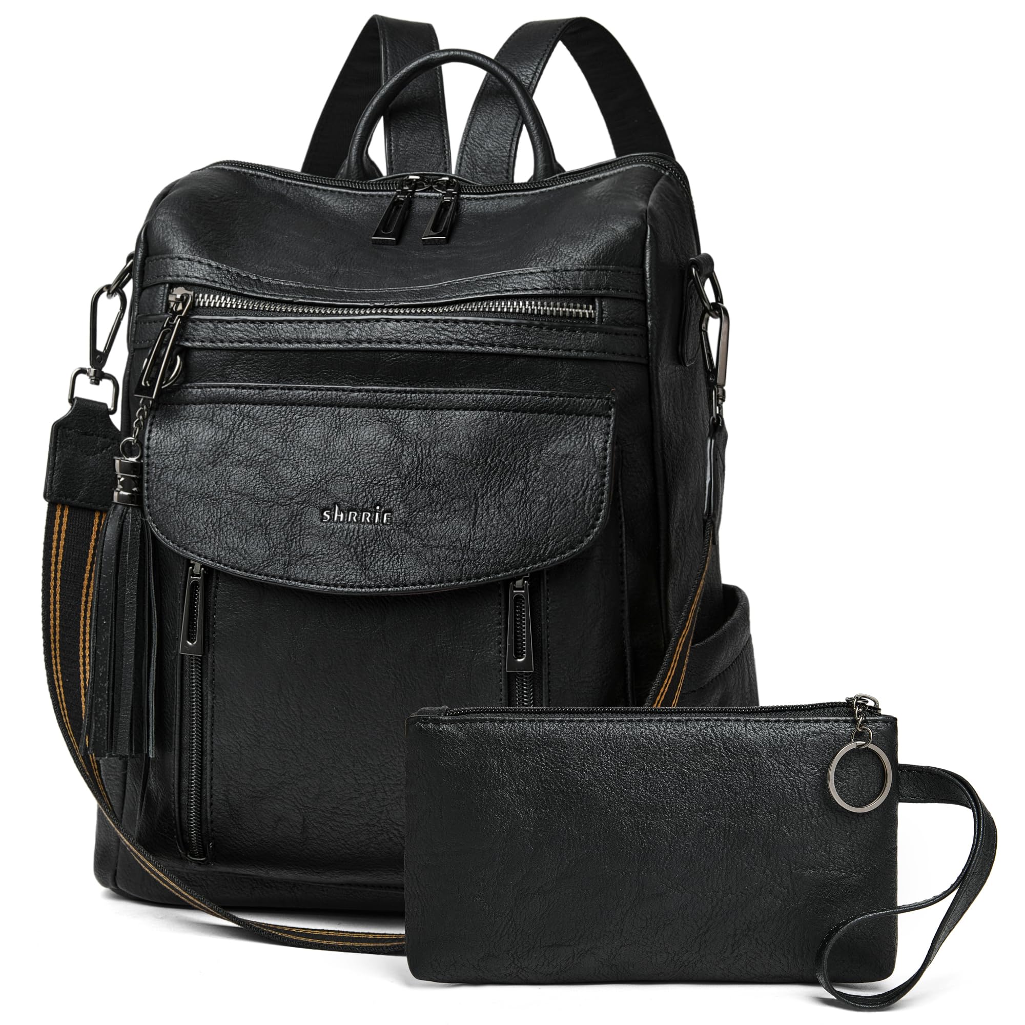 Fashion Leather Backpack Purse Women Travel Work Laptop Bag