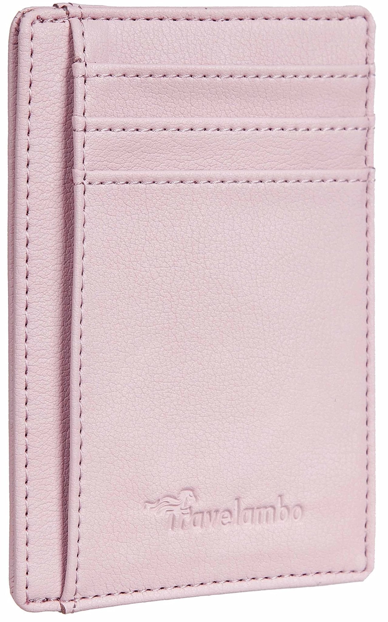 Front Pocket Minimalist Leather Slim Wallet RFID Blocking Medium Size