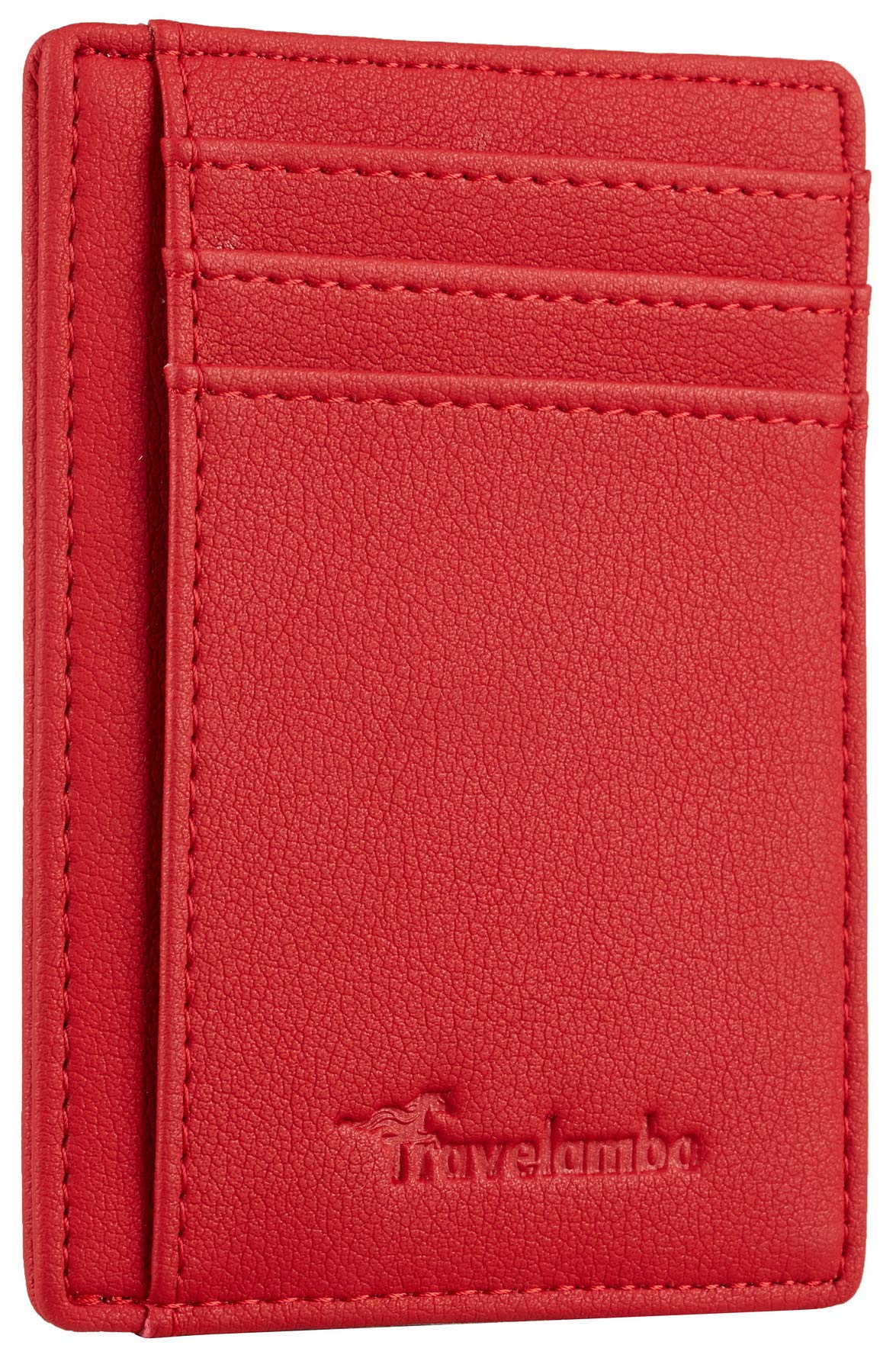 Front Pocket Minimalist Leather Slim Wallet RFID Blocking Medium Size