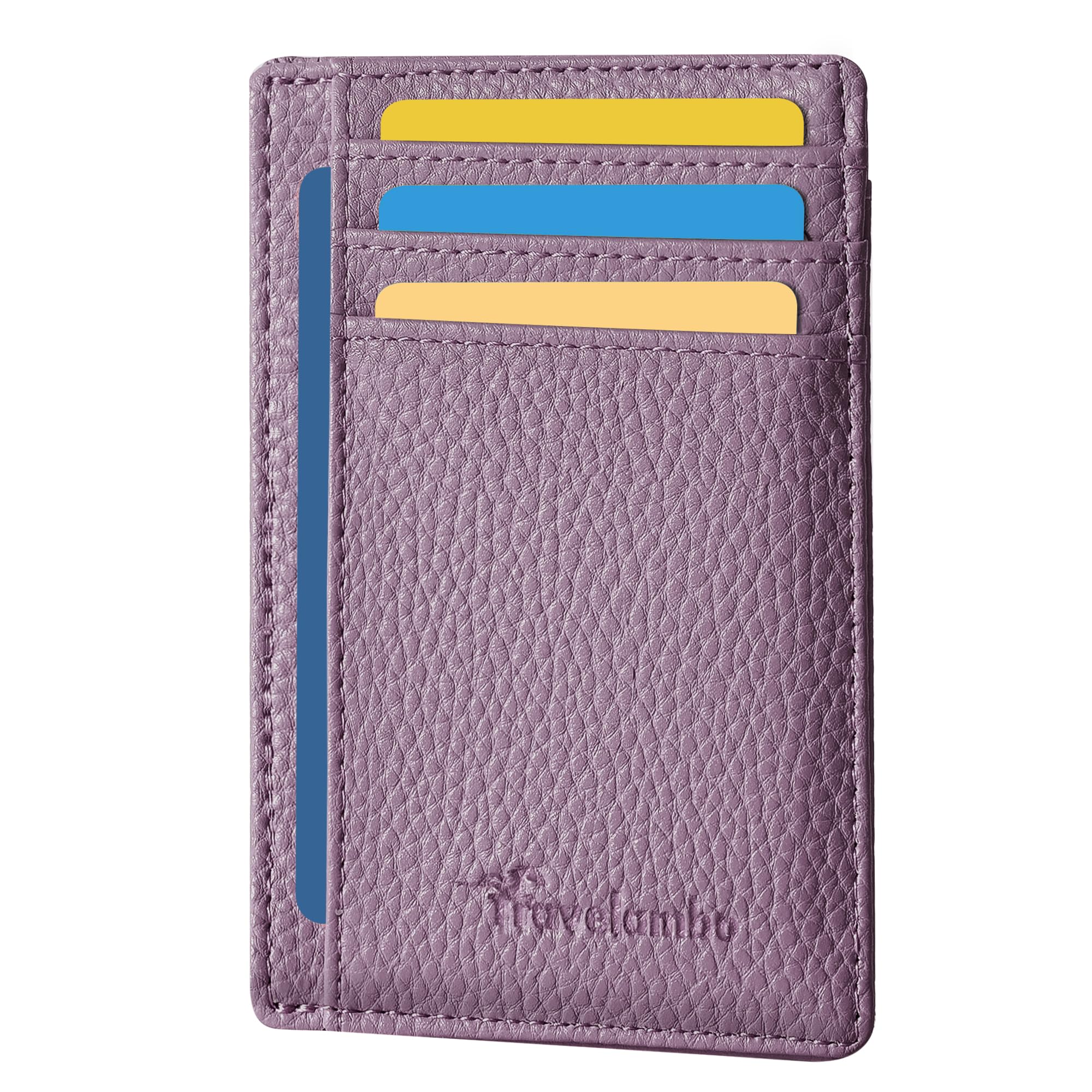 Front Pocket Minimalist Leather Slim Wallet RFID Blocking Medium Size