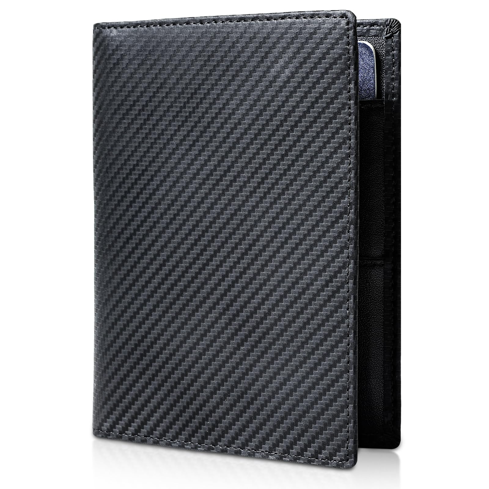 Full Grain Leather Passport Holder RFID Blocking Travel Wallet