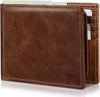 Genuine Leather RFID Blocking Wallet for Men 13 Card Bifold