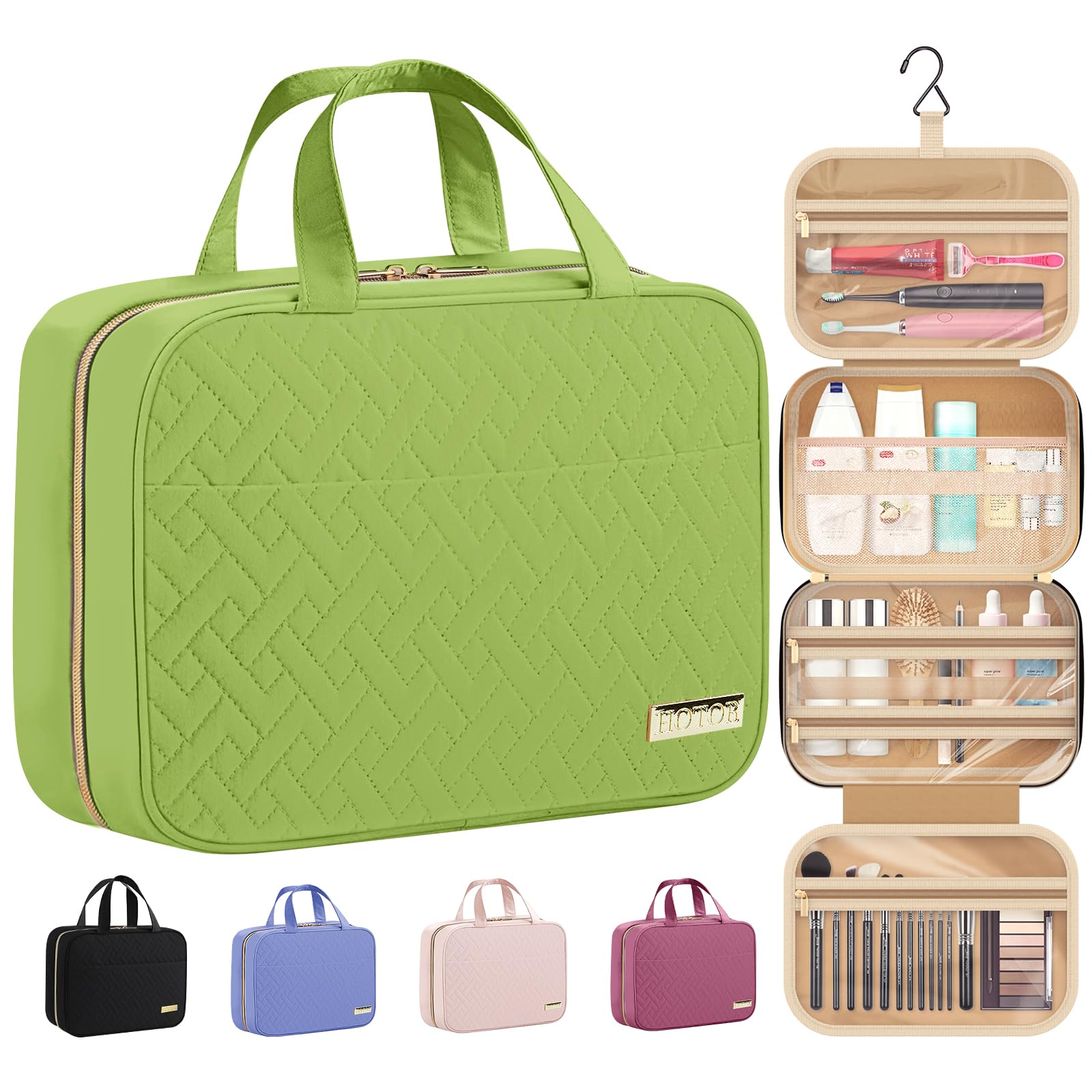 Hanging Toiletry Bag – Waterproof Travel Organizer with Large Capacity