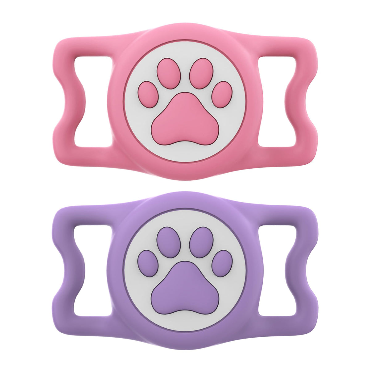 IP68 Waterproof AirTag Dog Collar Holder – Silicone Protective Case for Apple AirTag