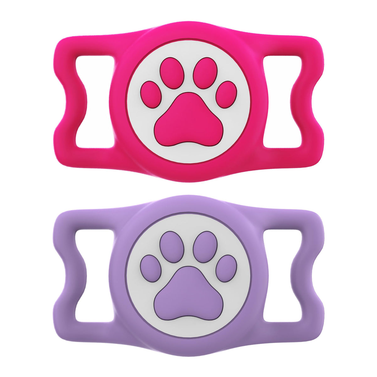 IP68 Waterproof AirTag Dog Collar Holder – Silicone Protective Case for Apple AirTag