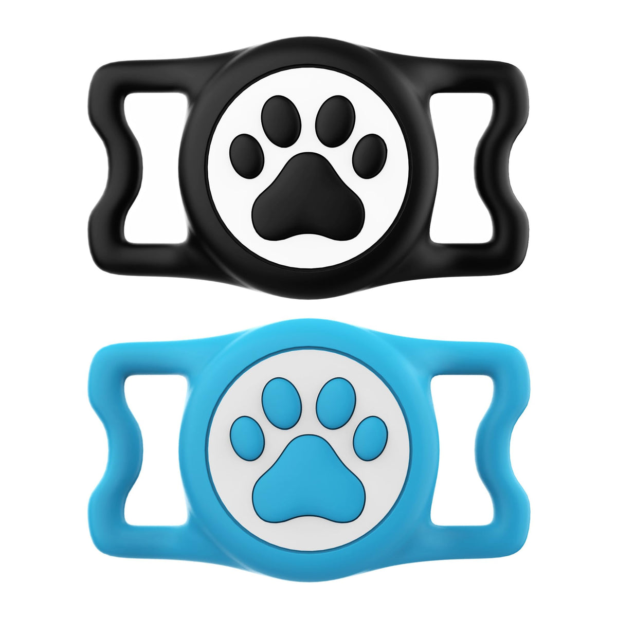 IP68 Waterproof AirTag Dog Collar Holder – Silicone Protective Case for Apple AirTag