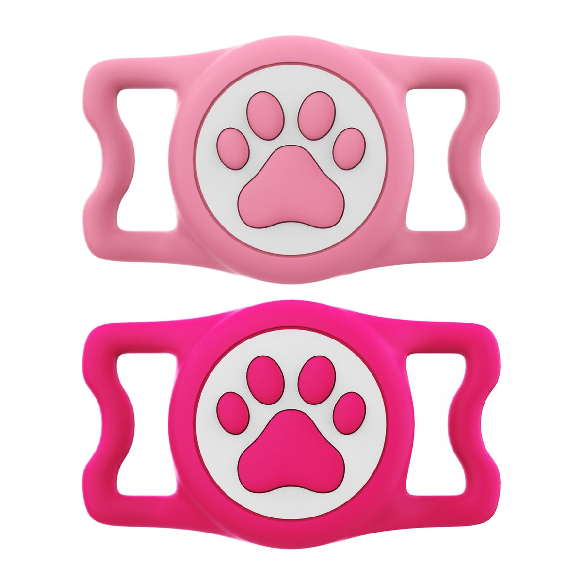 IP68 Waterproof AirTag Dog Collar Holder – Silicone Protective Case for Apple AirTag