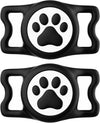 IP68 Waterproof AirTag Dog Collar Holder – Silicone Protective Case for Apple AirTag