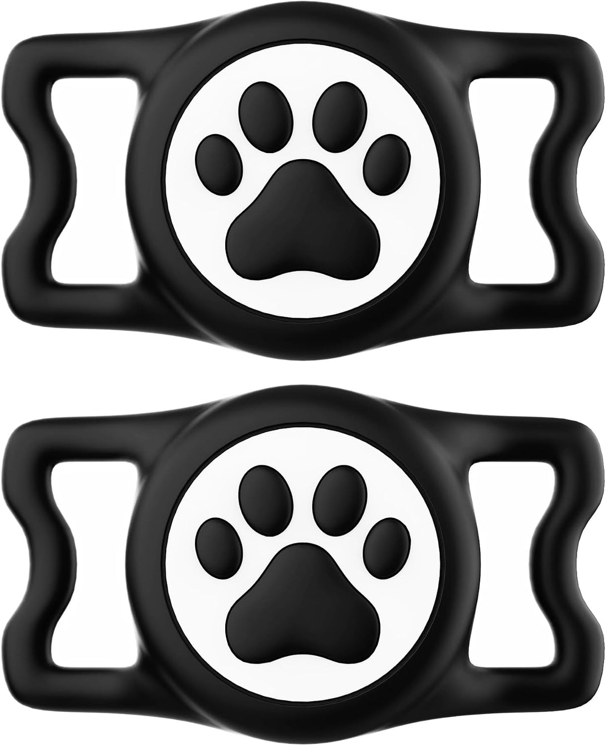 IP68 Waterproof AirTag Dog Collar Holder – Silicone Protective Case for Apple AirTag