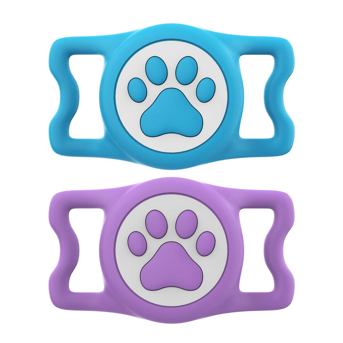 IP68 Waterproof AirTag Dog Collar Holder – Silicone Protective Case for Apple AirTag