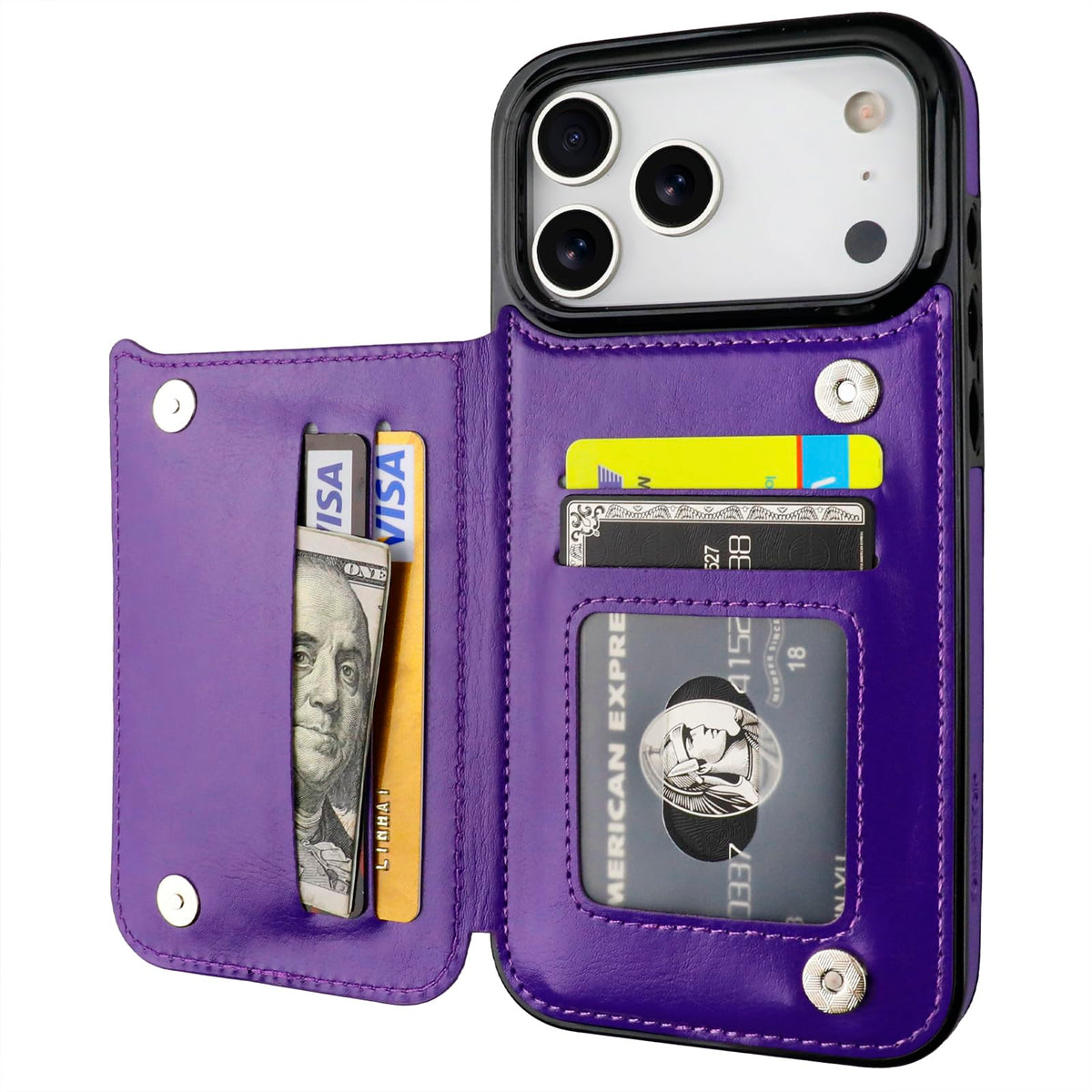 iPhone 18 Pro Max & 17 Pro Max Wallet Case with Card Holder