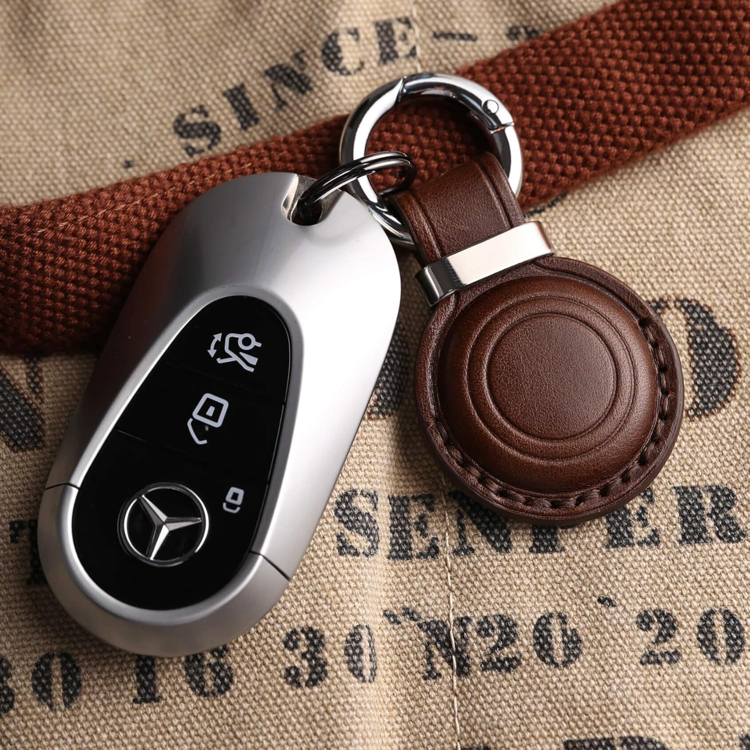 Leather AirTag Holder - Abbycart