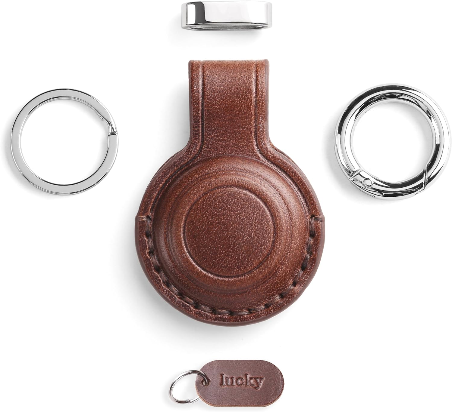 Leather AirTag Holder - Abbycart