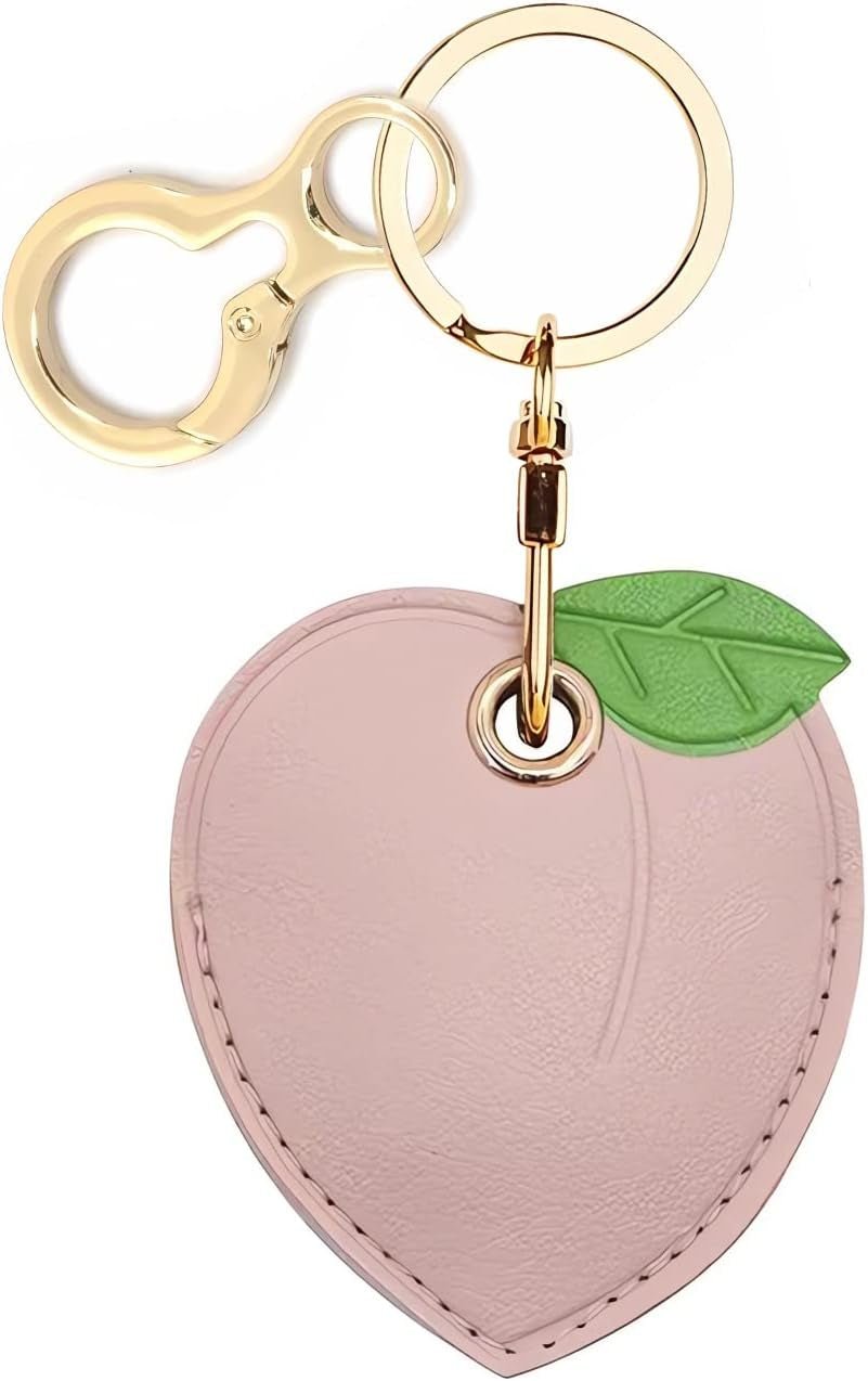 Leather AirTag Keychain Case - Durable Protective Holder with Style - Abbycart