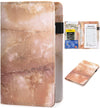 Leather Server Book Waitress Wallet with Zipper Money Pocket