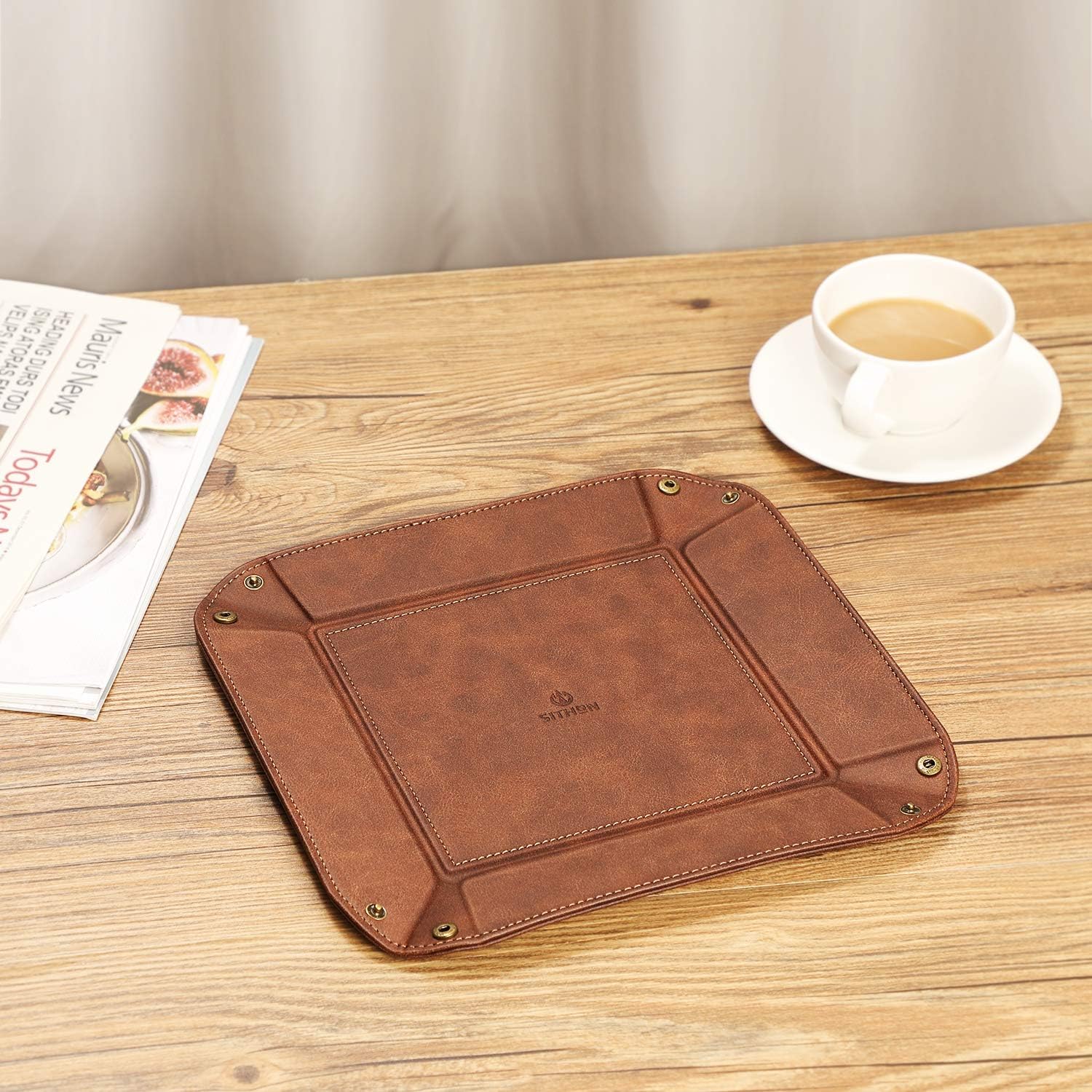 Leather Valet Tray - Abbycart