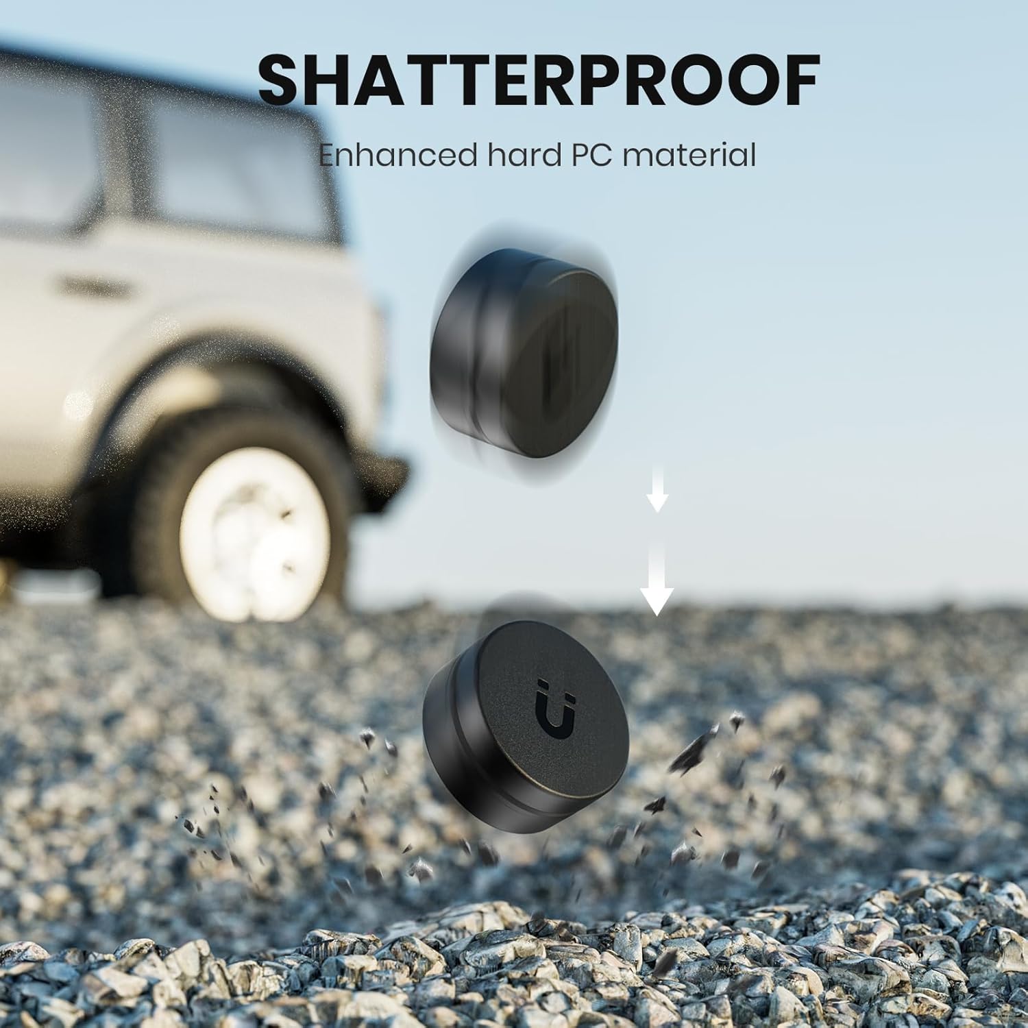 Magnetic AirTag Holder 4 - Pack | Strong N52 Waterproof AirTag Case for Car & Equipment Tracking - Abbycart