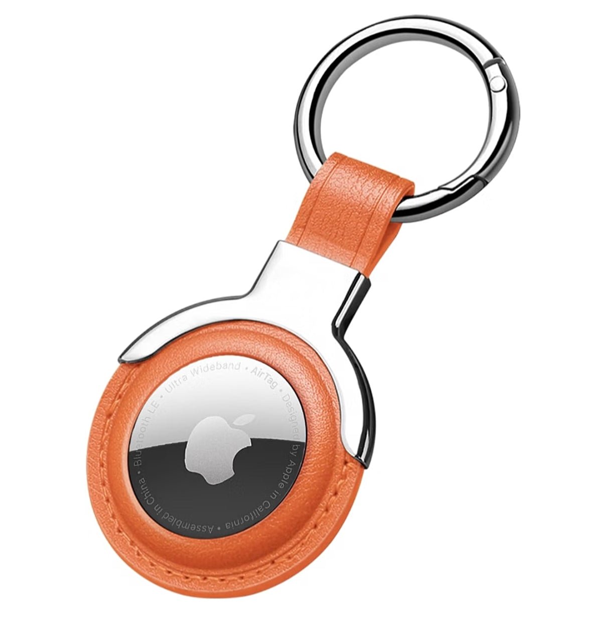 Magnetic AirTag Keychain Case with Metal Carabiner Holder