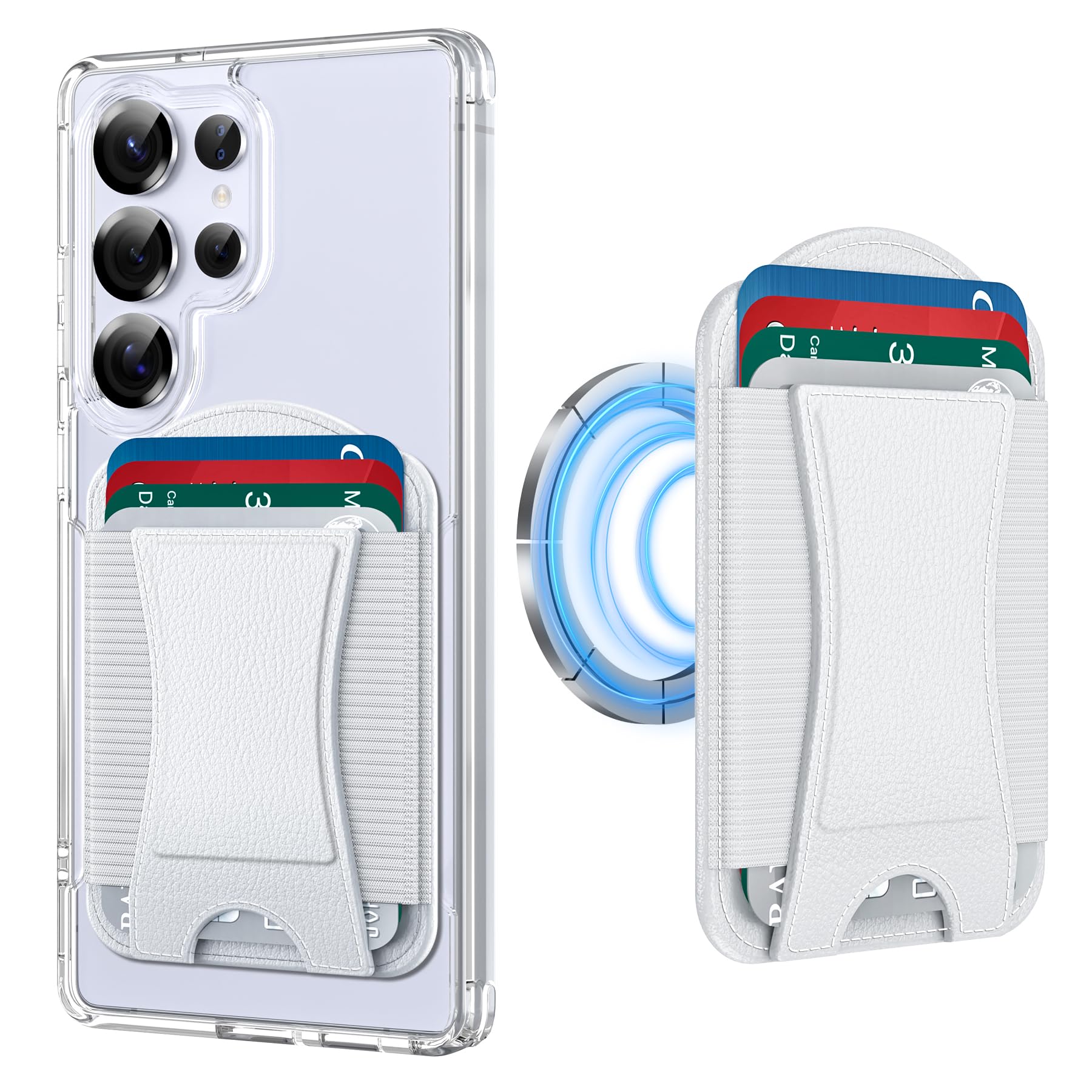 Magnetic Phone Wallet Card Holder RFID Slim MagSafe Compatible