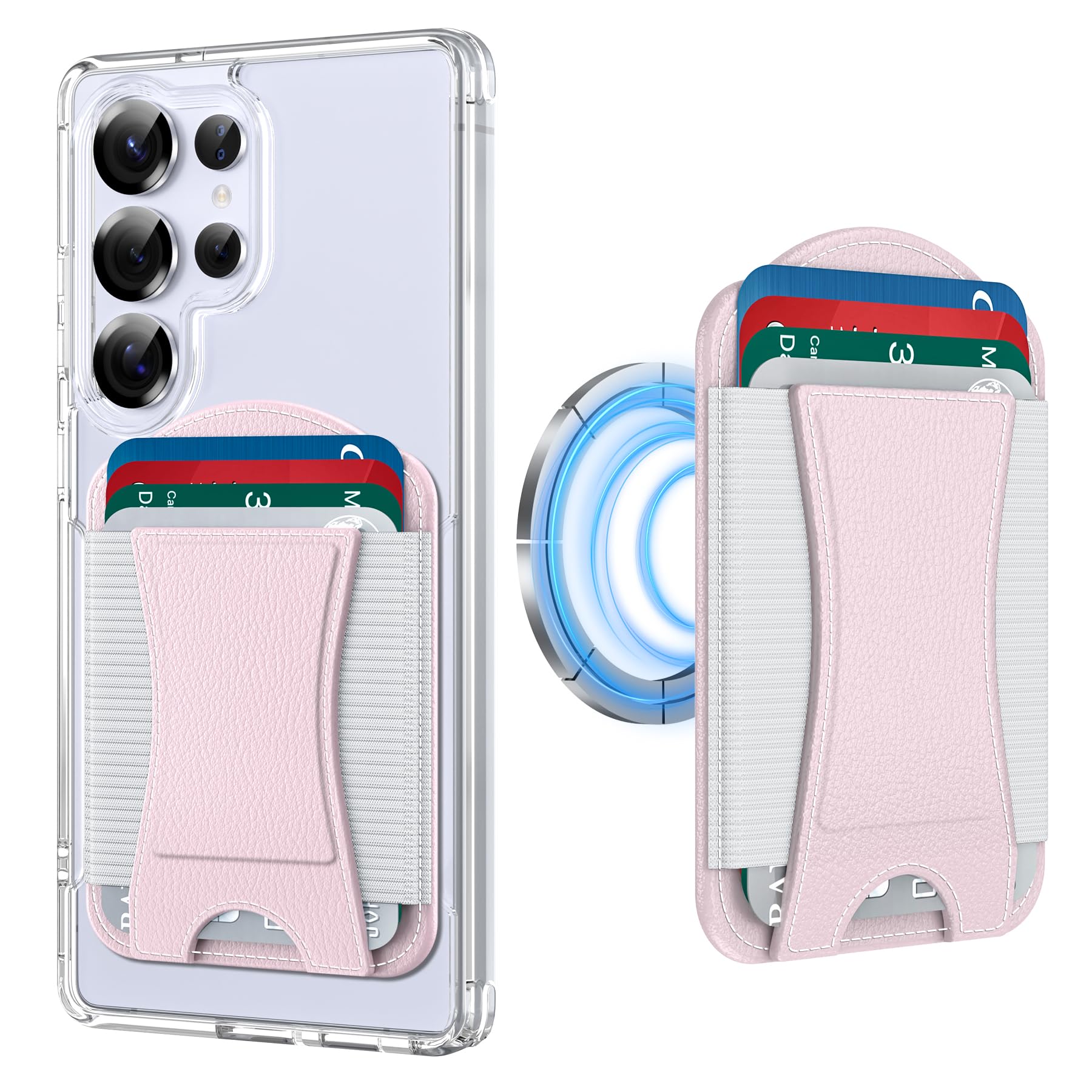 Magnetic Phone Wallet Card Holder RFID Slim MagSafe Compatible