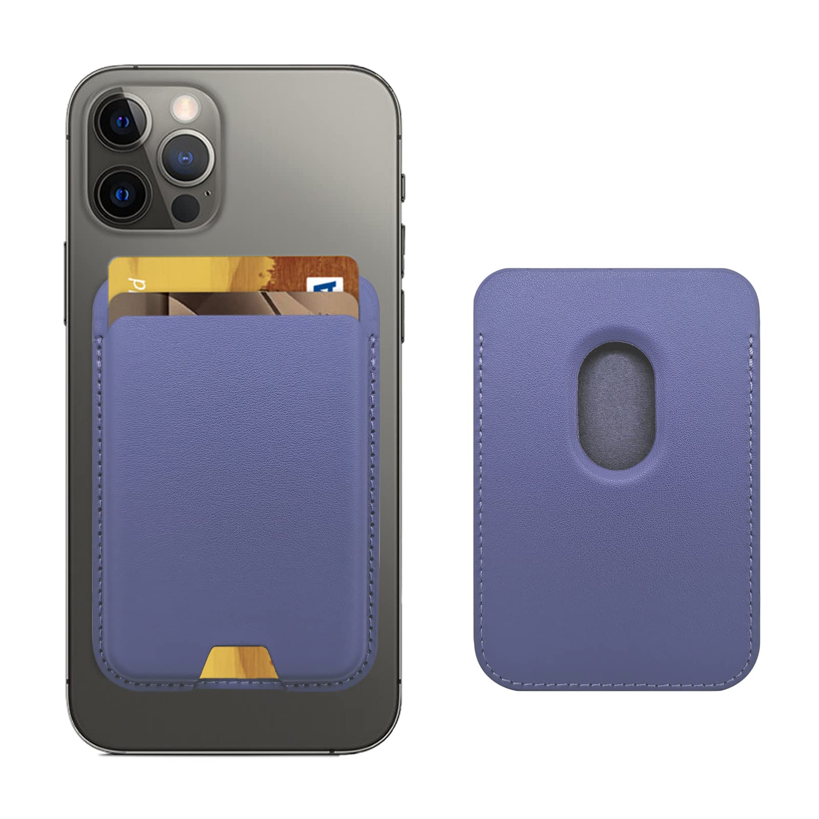 MagSafe Wallet for iPhone | Magnetic Leather Card Holder Compatible with iPhone 17 16 15 14 13 12 Pro Max Slim Wallet Gift for Him