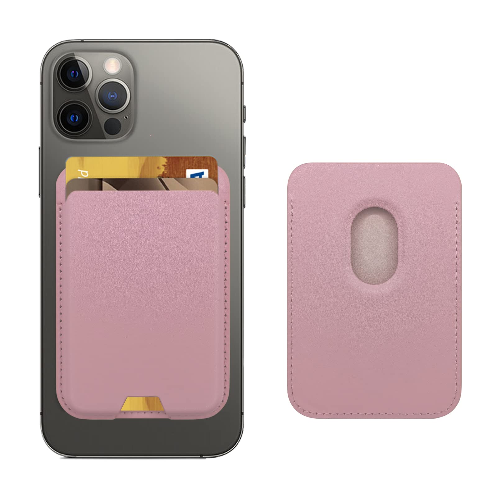 MagSafe Wallet for iPhone | Magnetic Leather Card Holder Compatible with iPhone 17 16 15 14 13 12 Pro Max Slim Wallet Gift for Him