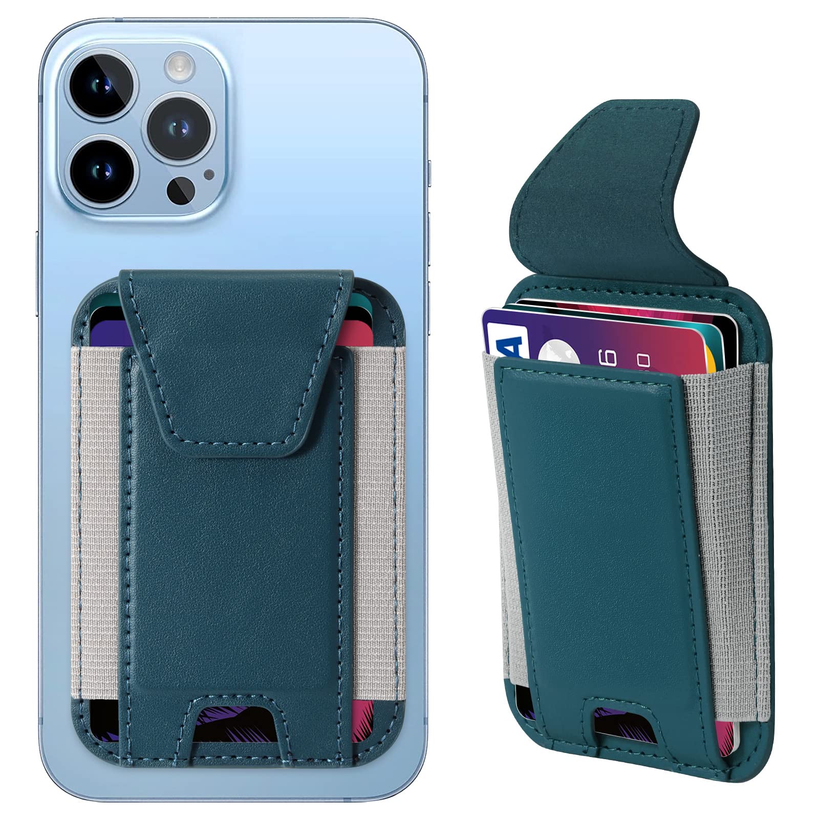 MagSafe Wallet for iPhone with Privacy Flap | RFID Blocking - Abbycart