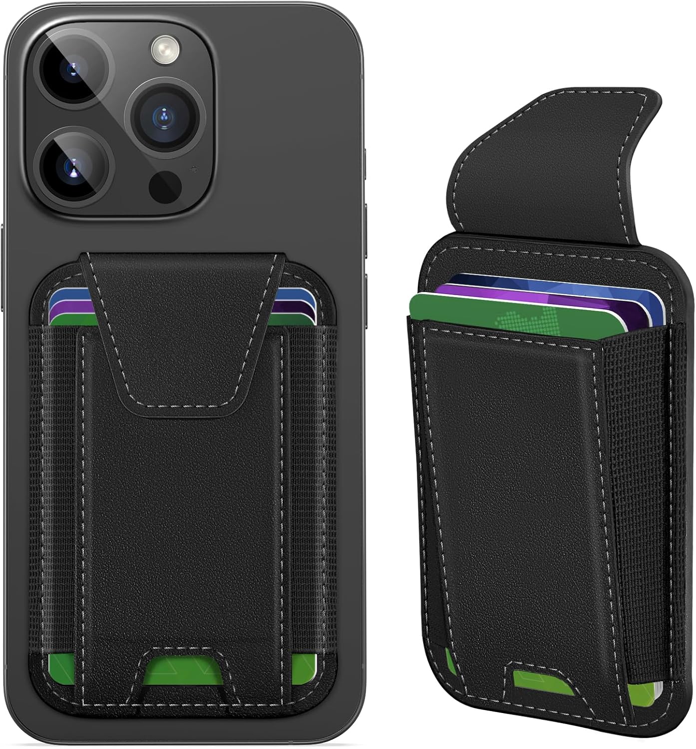 MagSafe Wallet for iPhone with Privacy Flap | RFID Blocking - Abbycart