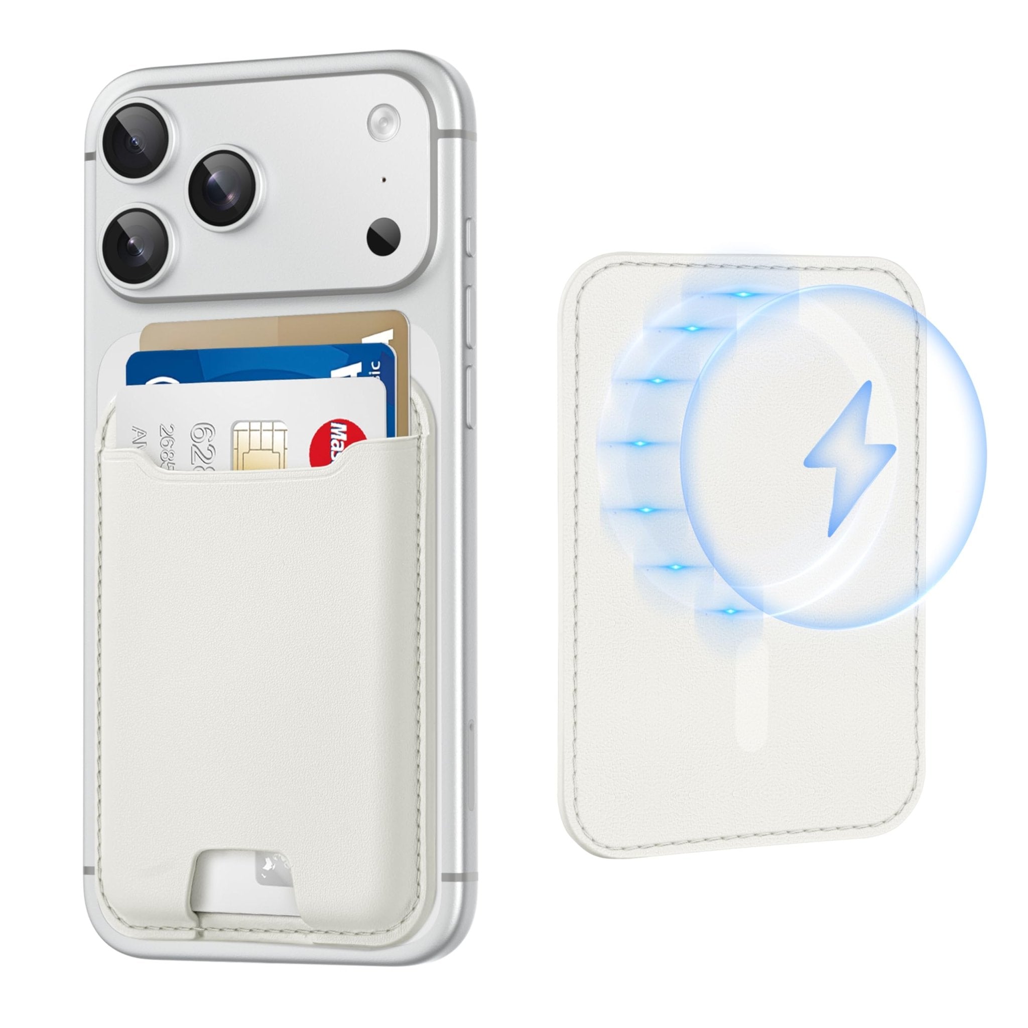 MagSafe Wallet Magnetic Card Holder iPhone RFID Leather Slim