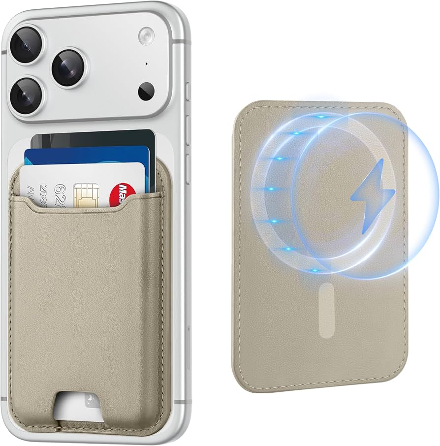 MagSafe Wallet Magnetic Card Holder iPhone RFID Leather Slim