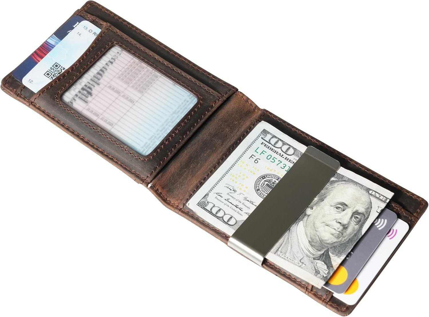 Men’s Airtag Wallet – Genuine Leather, Slim RFID Blocking, Apple AirTag Holder - Abbycart