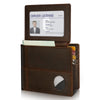 Men’s AirTag Wallet Leather RFID Blocking Bifold 13 Card Slots (Modern)