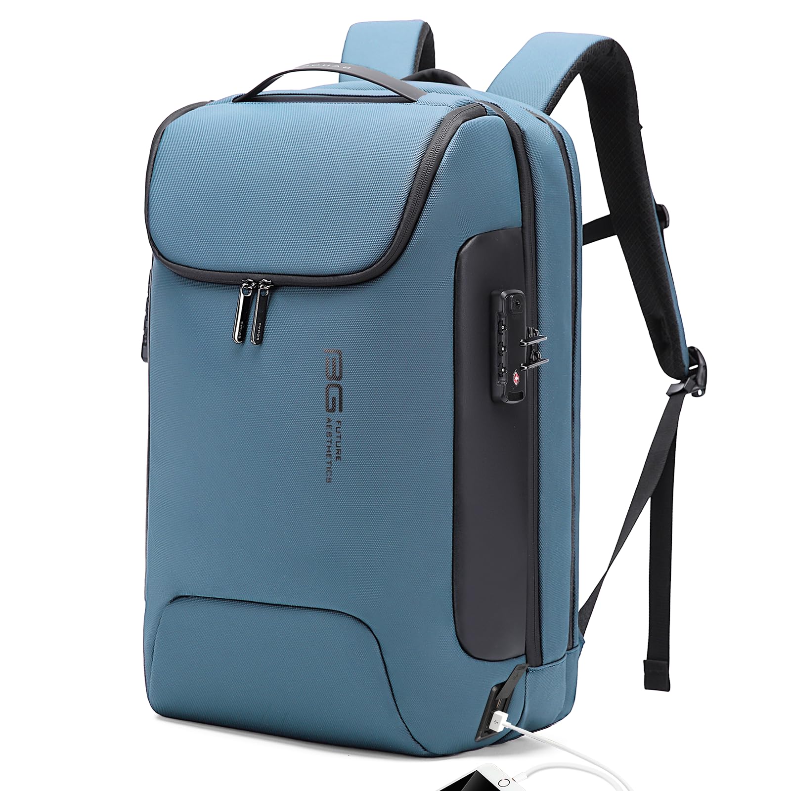 Men's Anti Theft Waterproof Laptop Backpack with USB 17.3