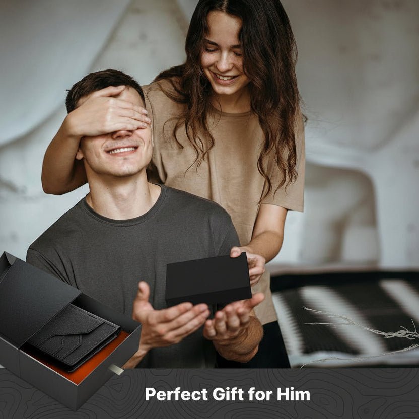 Men’s Slim RFID Leather Wallet with Money Clip – Front Pocket Design - Abbycart