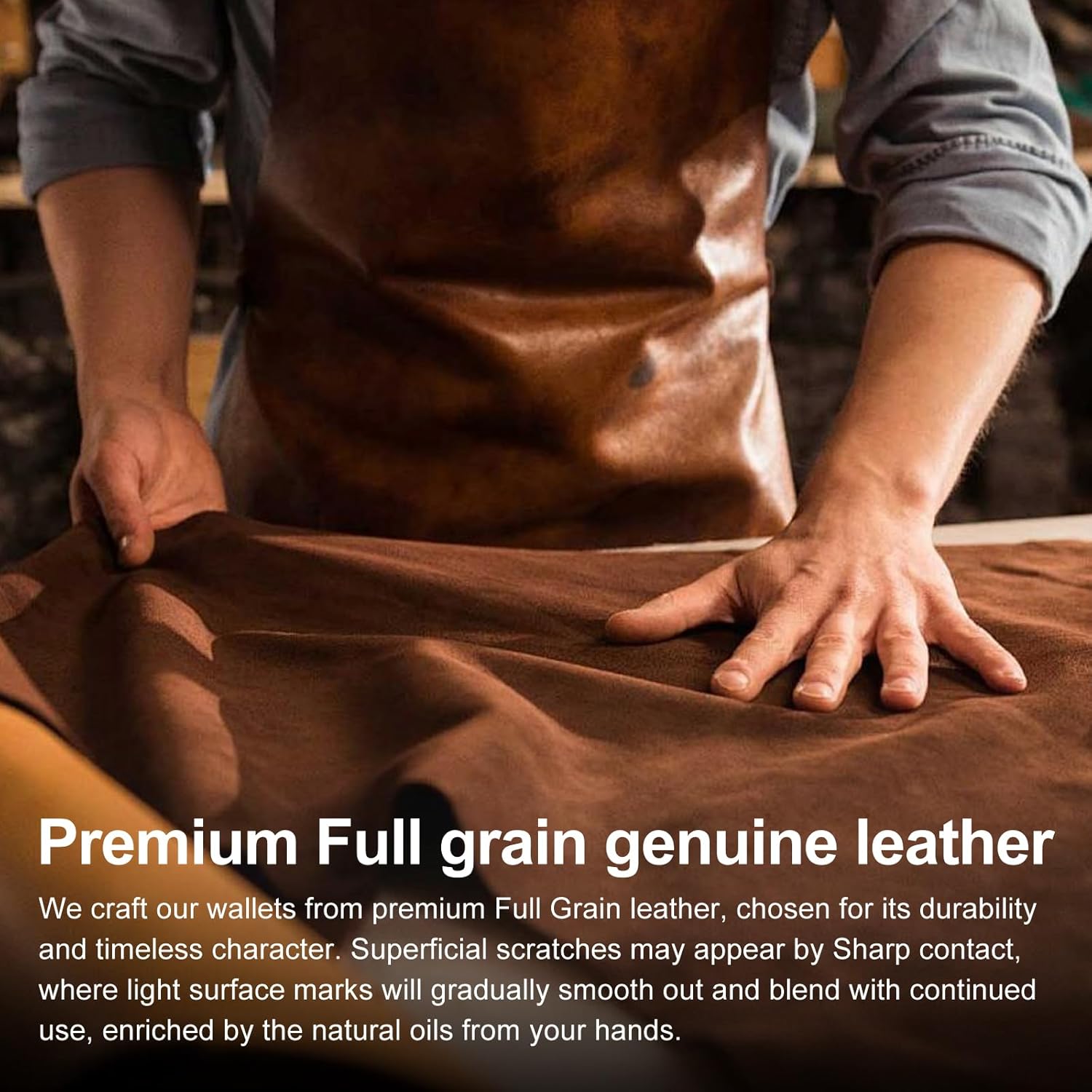 Men’s Slim RFID Leather Wallet with Pop - Up Card Holder - Abbycart