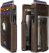 Men's Slim RFID Wallet with AirTag Holder - Secure & Stylish Leather Design