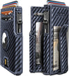 Men's Slim RFID Wallet with AirTag Holder - Secure & Stylish Leather Design