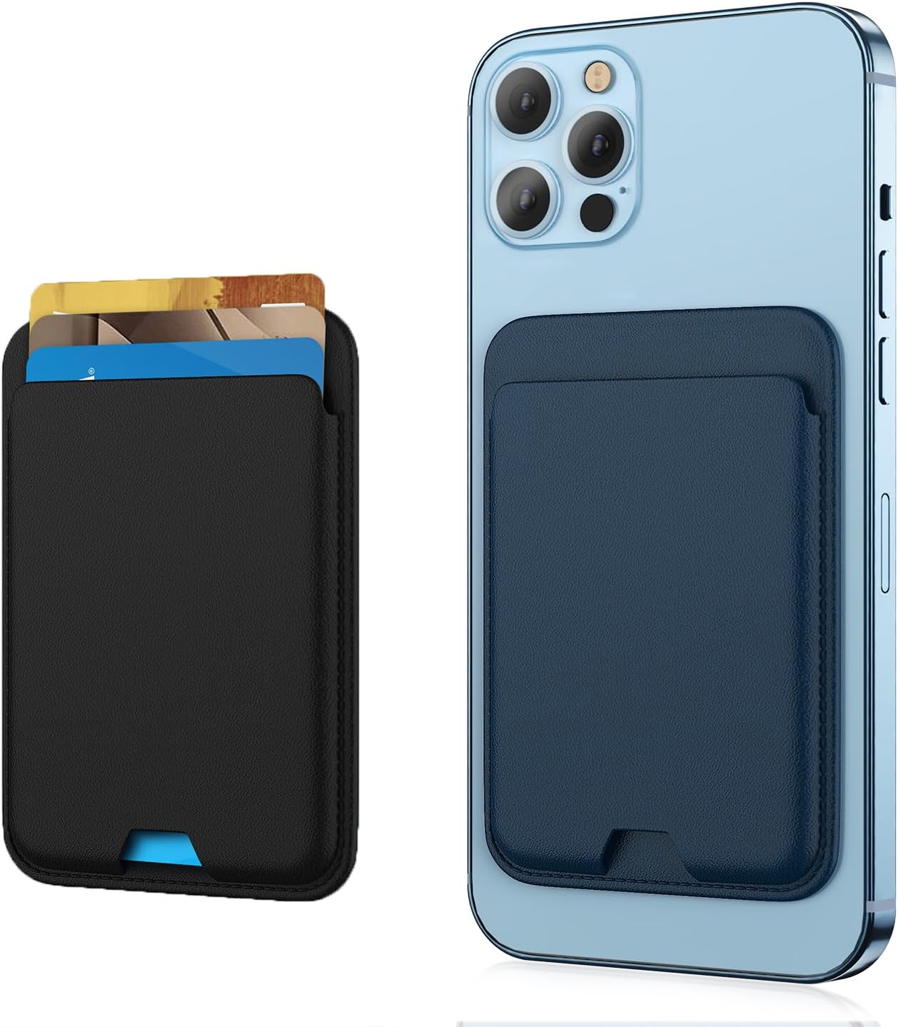 MagSafe Wallet for iPhone | Magnetic Leather Card Holder Compatible with iPhone 17 16 15 14 13 12 Pro Max Slim Wallet Gift for Him