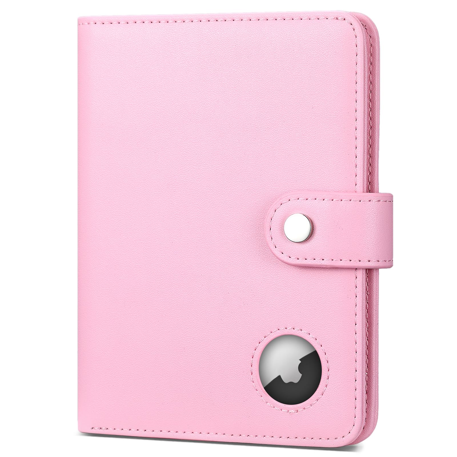 Passport Holder with AirTag RFID Blocking Travel Wallet Cover