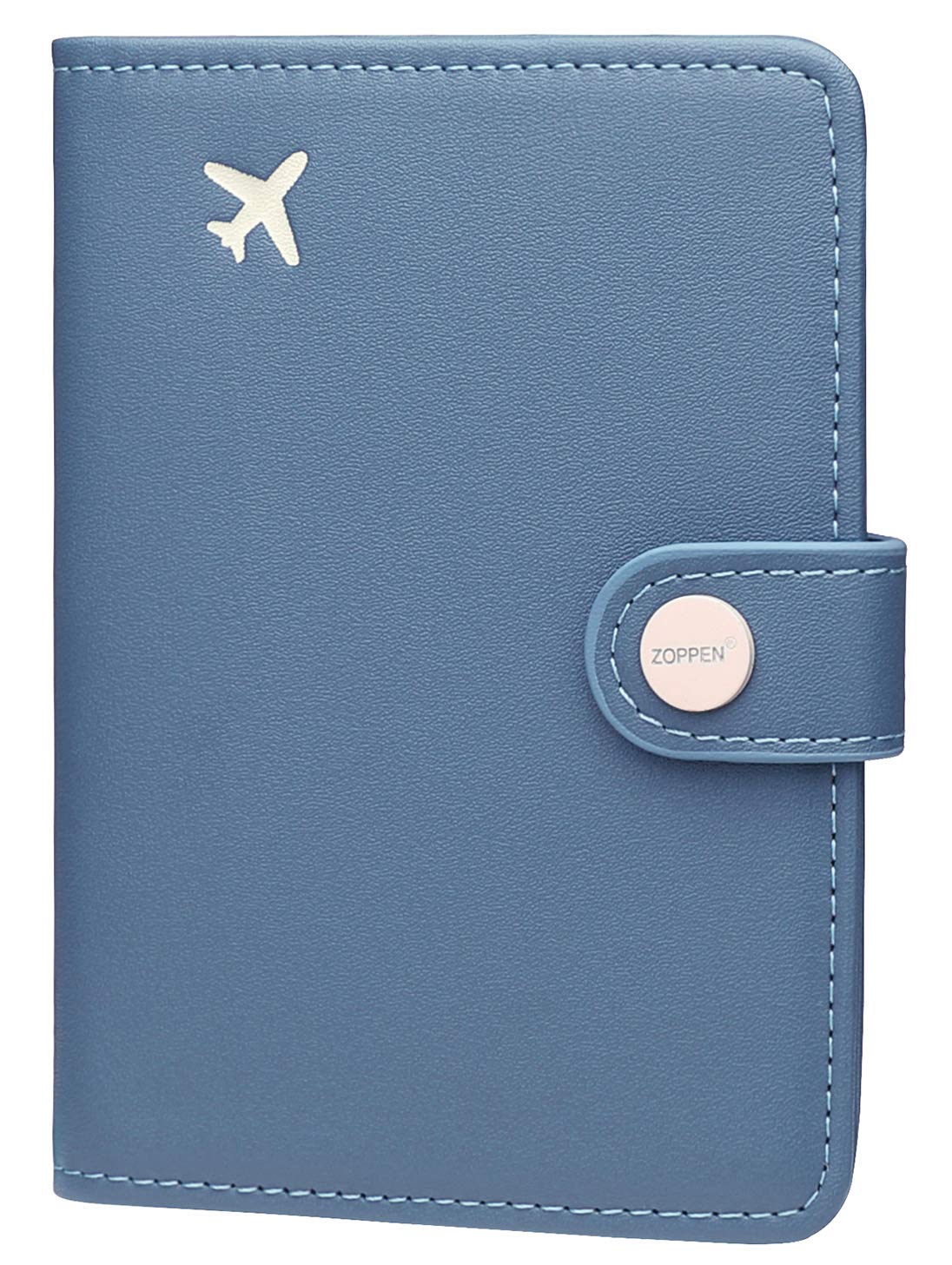 Pink RFID Passport Holder Travel Wallet for Women with Card Slots