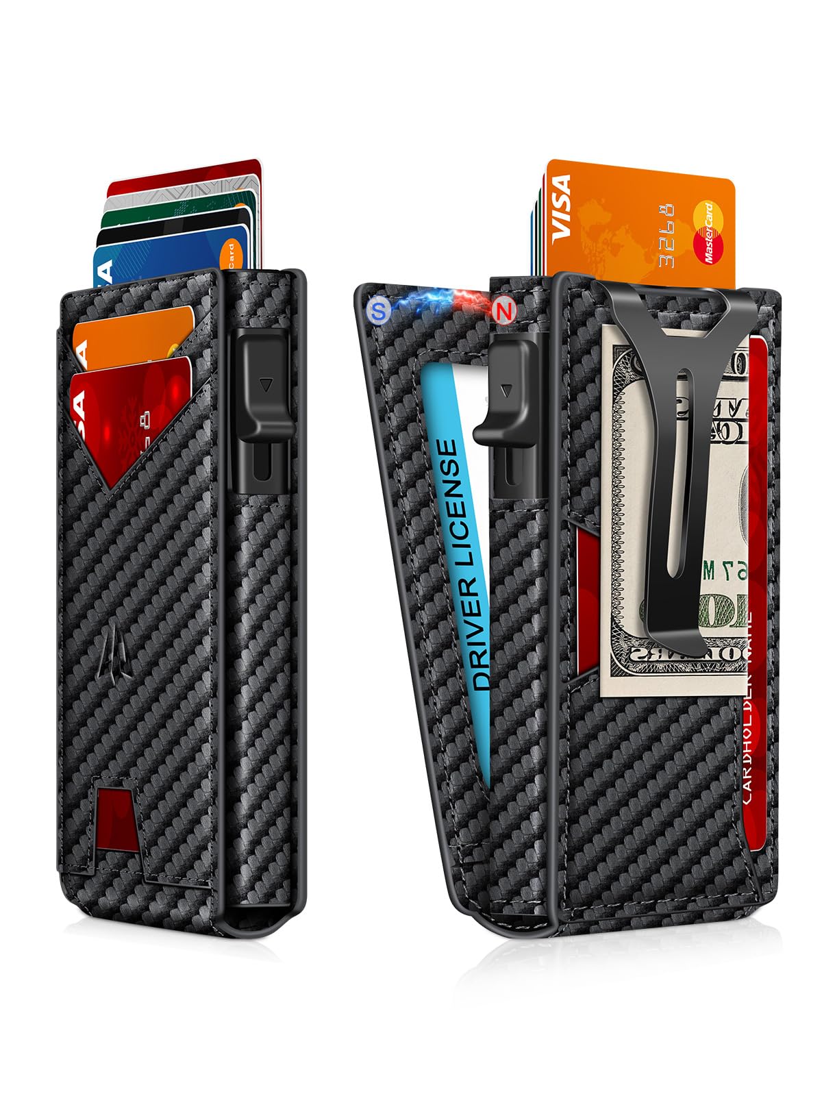 Pop - Up Wallet for Men – RFID Blocking Slim Card Holder - Abbycart