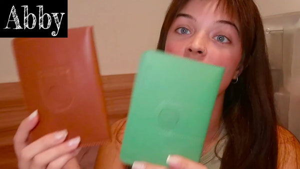Eco-Friendly Leather Passport Holder with AirTag Slot – RFID Blocking Travel Wallet for Secure and Stylish Journeys