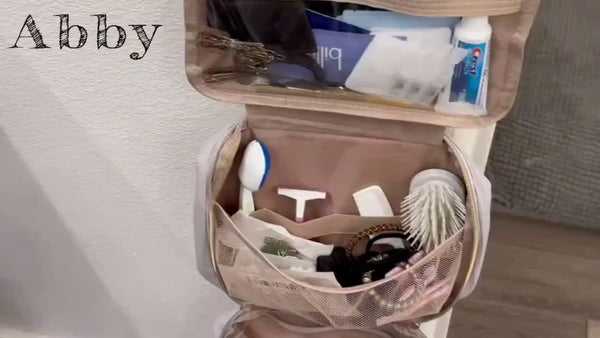 Hanging Toiletry Bag for Women & Men, Waterproof Travel Organizer