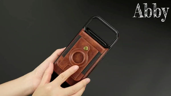 iPhone 18 Pro / Pro Max and 17 Pro / Pro Max Wallet Case with AirTag Slot, RFID & MagSafe Kickstand