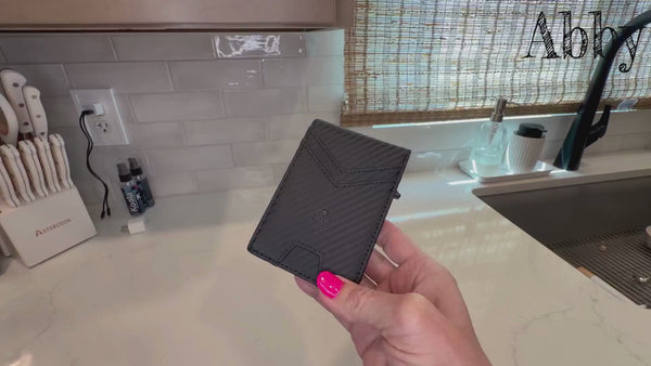 Men's RFID Blocking Wallet Slim Pop Up Card Holder 12-14 Cards Cash ID
